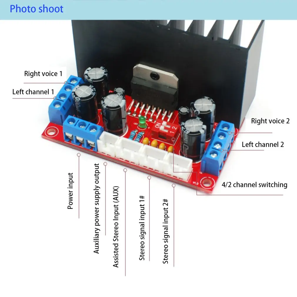HIFI TDA7388 4 канала домашний усилитель плата автомобильный аудио 4X41W поддержка