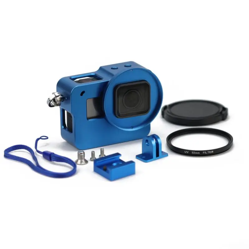 Чехол для Gopro Hero 7 6 5 Экшн-камера Go Pro 5 защитный чехол для GoPro Аксессуар корпус из алюминиевого сплава для GoPro HERO 5 6