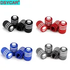 DSYCAR 4 шт.компл. для автомобиля, грузовика, мотоцикла, велосипеда, крышка штока клапана, аксессуары для шин, новые универсальные колпачки на клапан из алюминиевого сплава