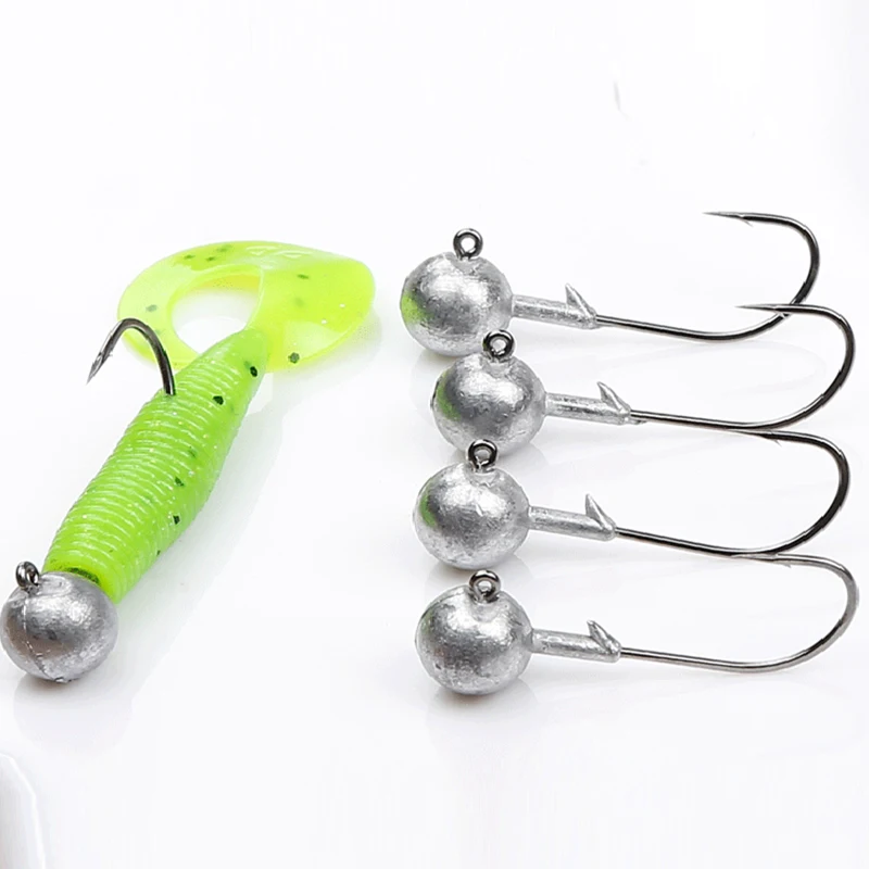 

OBSESSION Lead Head Hook Jigg Head Hook Fishing Hook Jig Head Hook Soft Lure Bass Fishing Hook Sea Fishing TackleJighead Jighead