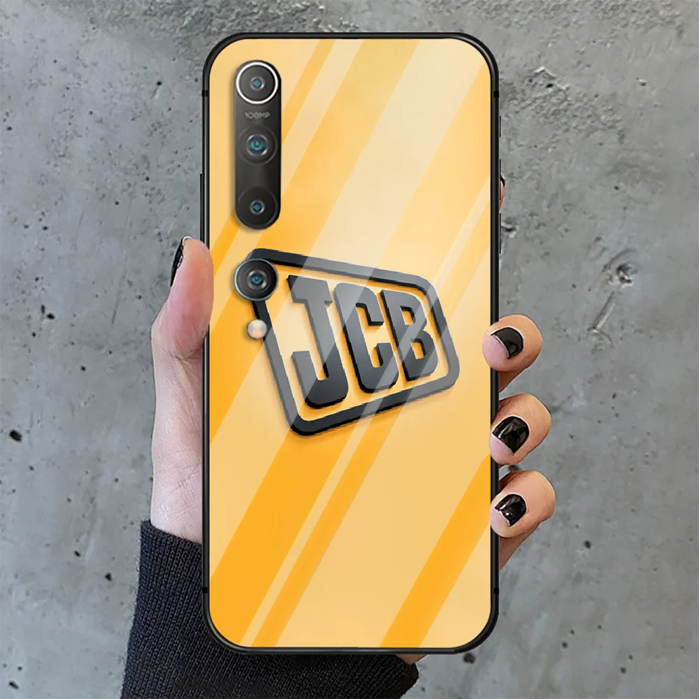 

JCB Phone Tempered Glass Case Cover for Xiaomi Mi A MAX X POCO M Note 3 9 10 11 i T Pro Lite Painting