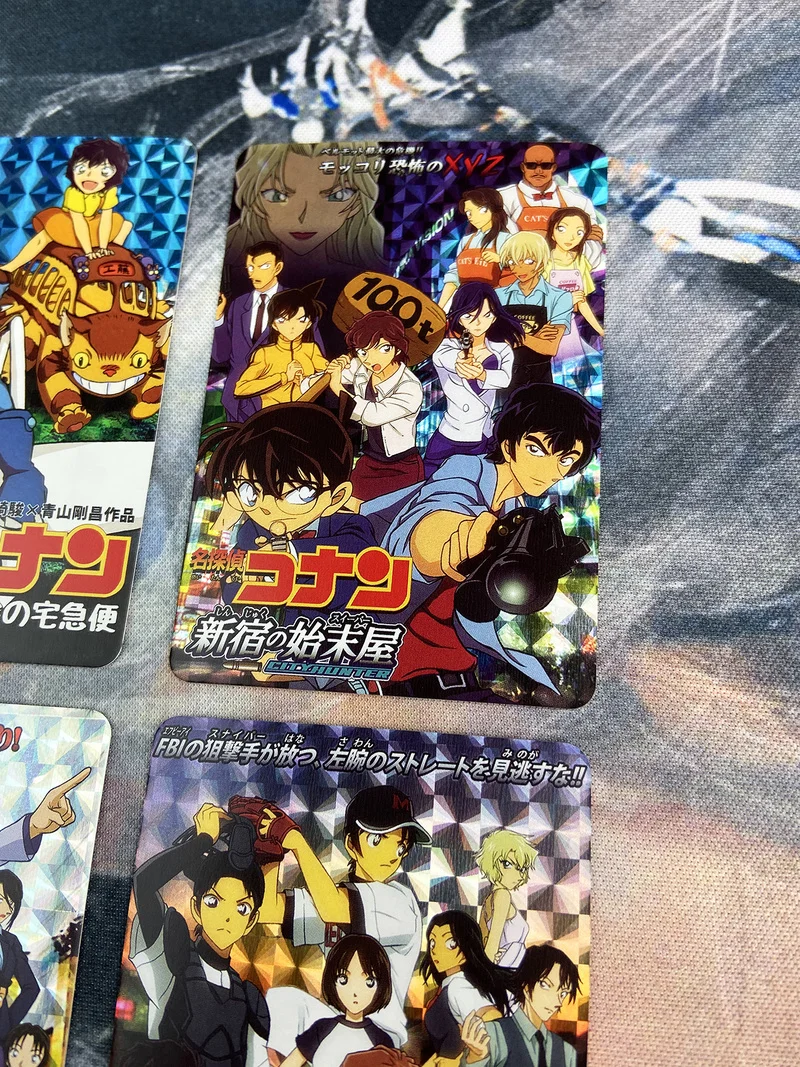 9 шт./компл. чехол Детектив Конан Закрытая большая драка связующая карта Игрушки