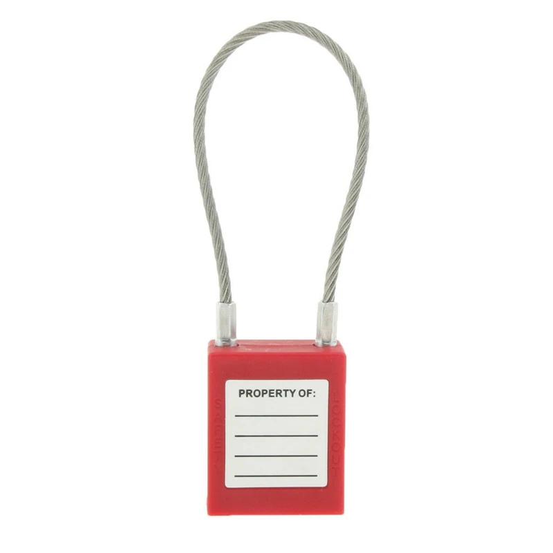 Инженерная безопасность замок веревка длинный луч Блокировка тег изоляционный