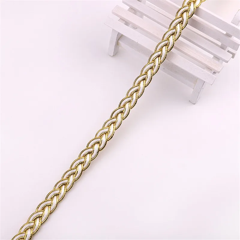 1 ярд золотая серебряная белая Черная кружевная лента Мягкая сетчатая отделка