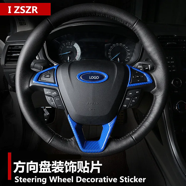 

Carbon Fibre Steering Wheel Brightly Decorative Sticker For Ford Mondeo 2013-2017 Z2EA269