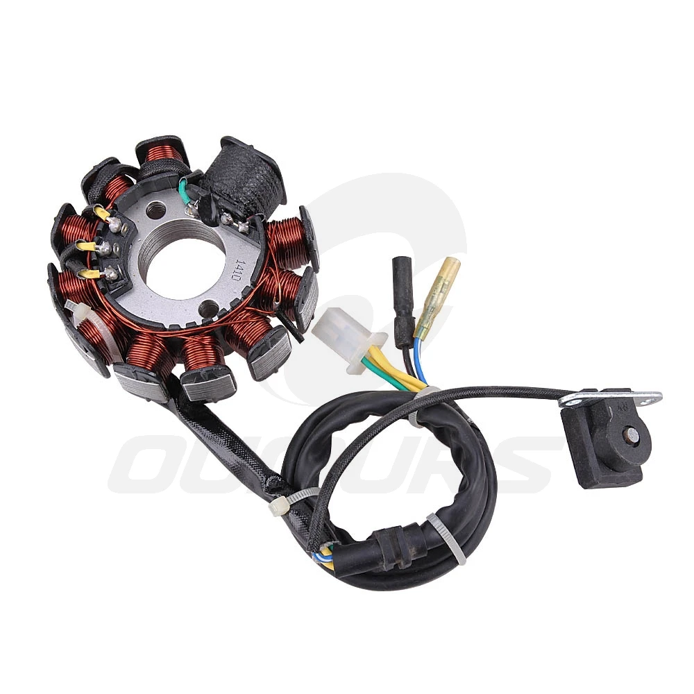 Катушка статора мотоцикл ouwalls 11 полюсов для скутера GY6 125cc 150cc ATV KARTS TAOTAO SUNL JCL ROKETA BAJA