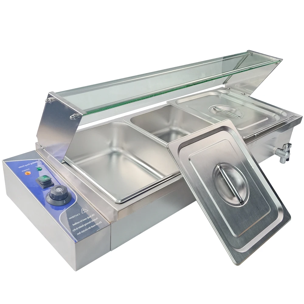 Ресторан Электрический bain marie буфет еда теплее контейнер для общественного