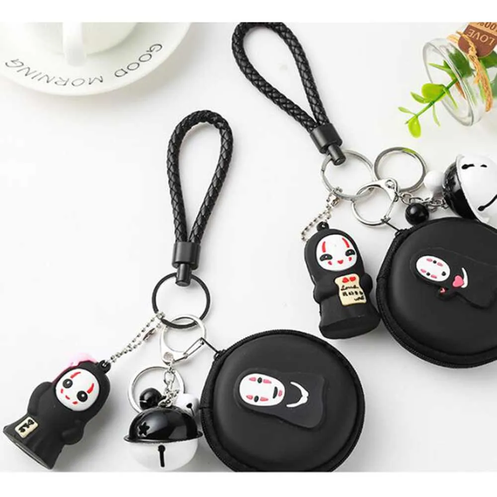 2020 милый мягкий брелок из ПВХ с металлическим кольцом Детские брелки пара ключей