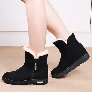Women Boots 2020 News Retro Hot Sale Boot Female Non-Slip Women's Winter Shoes Large Size Ankle Boots Zapatos De Mujer