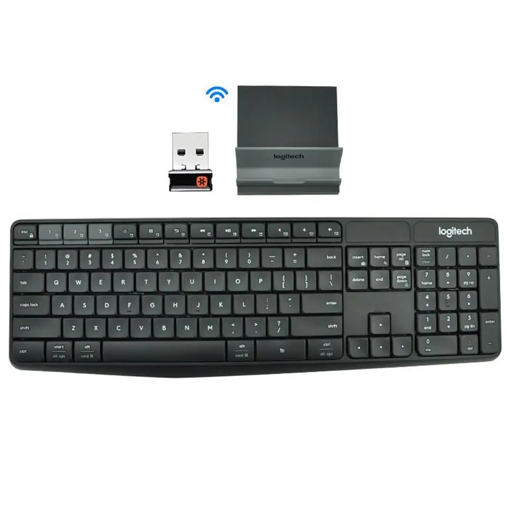 Logitech K375s Bluetooth 2 4 ГГц USB двойной режим Беспроводной клавиатура 104 ключей полный
