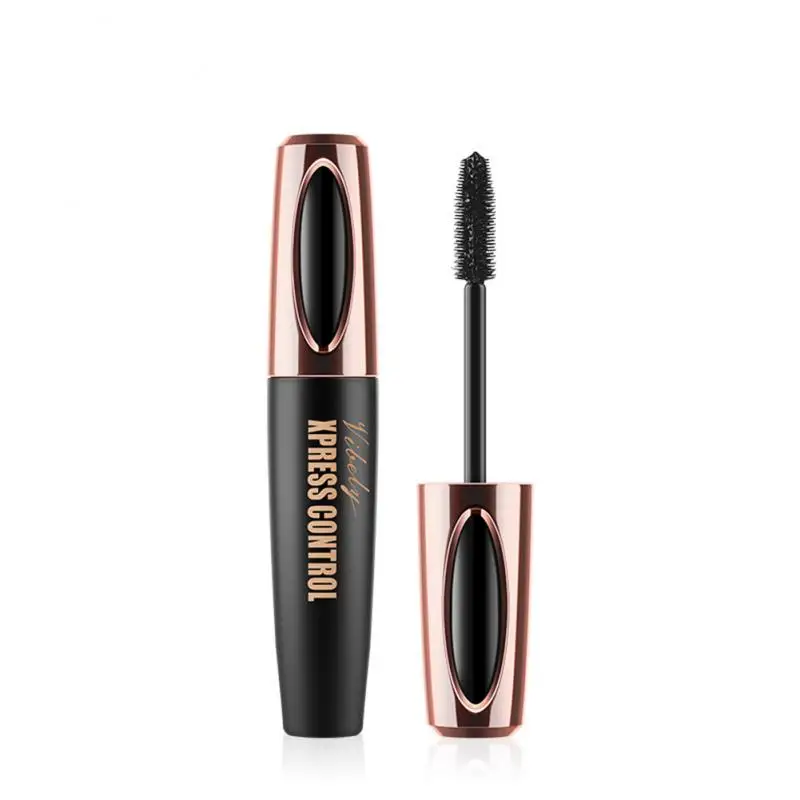 

1 Pc 4D Silk Fiber Eyelashes Lengthening Mascara Waterproof Long Lasting Lash Black Eyelashes Extension Make Up 3D Mascara