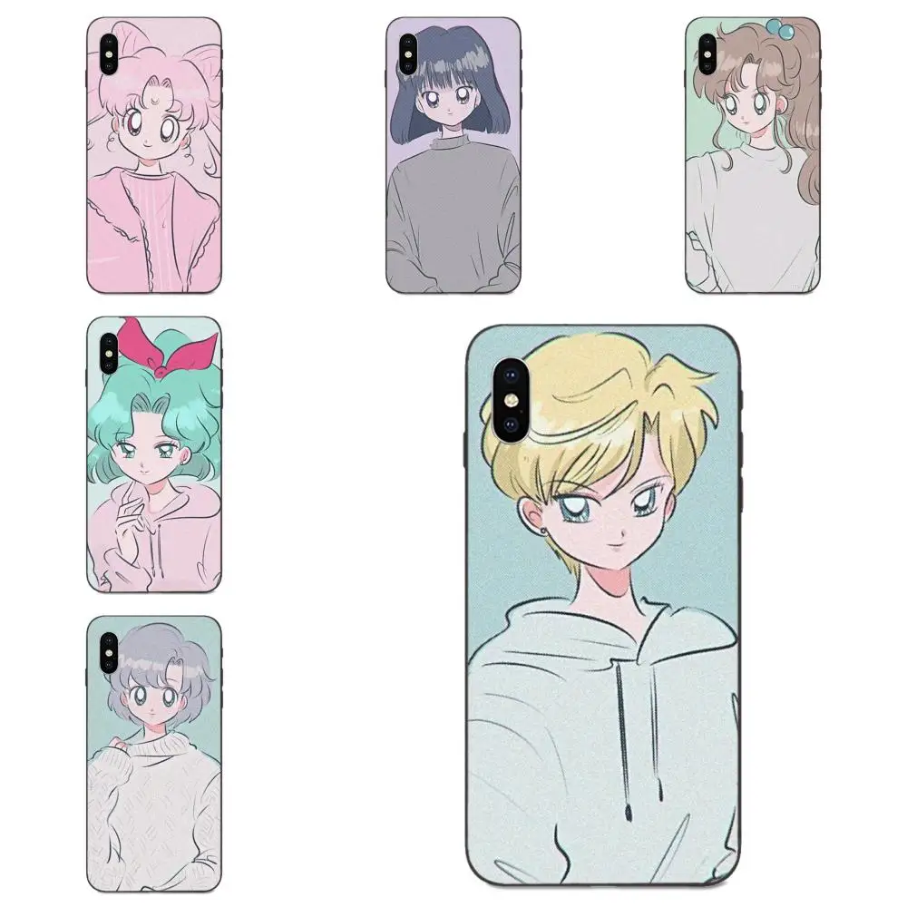 Сейлор Мун арт высокой детализацией популярная мягкая защитная пленка для Xiaomi