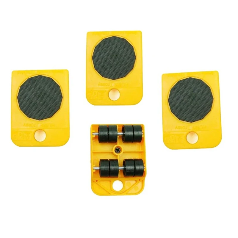 

5 Pcs Furniture Lifter Mover Roller Tools Set Max Up to 150KG/330LBS Furniture Lifter Transport Shifter for Bed Desk