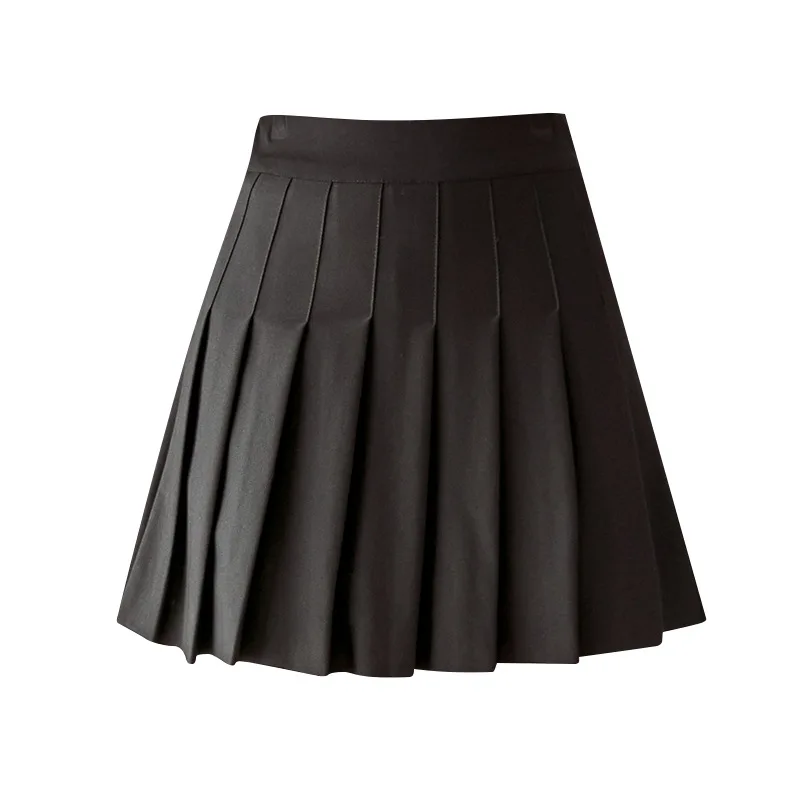 

Skirts Womens 2020 Summer New Korean Style High Waist Mini Skirt A Line Sexy Pleated Black White Skirt Womens Clothing