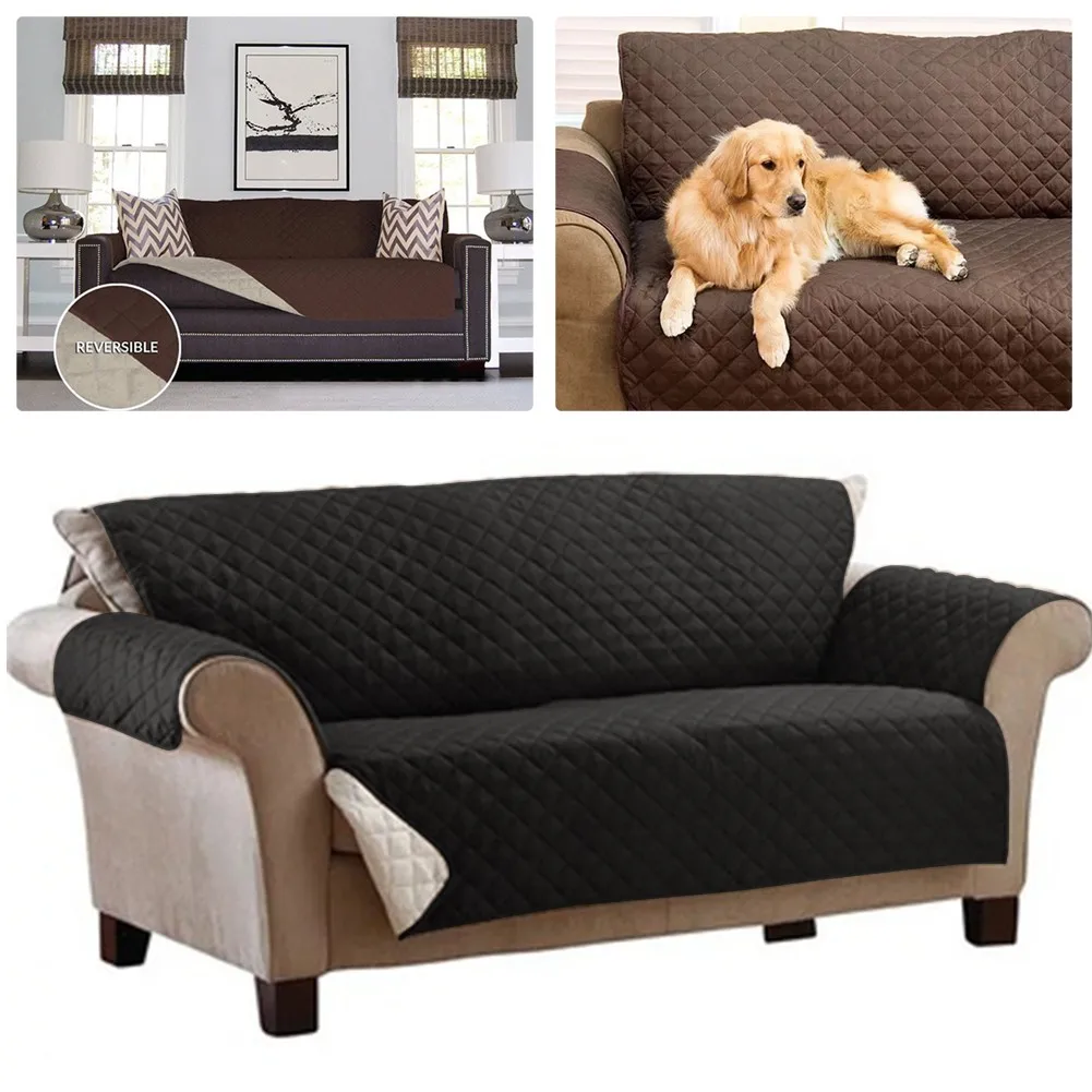 

1/2/3seat Sofa Cover Living Room Sofa Couch Cover Pad Washable Anti Slip Furniture Protector Pet Kids Mat Slipcovers