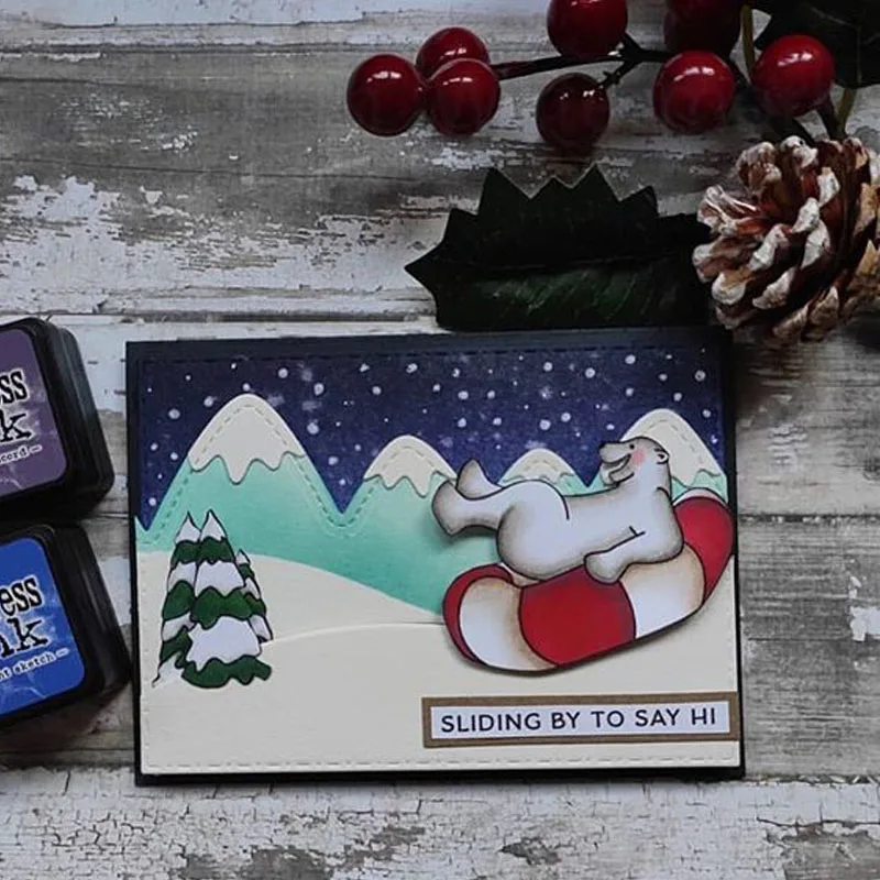 Moose & Полярный медведь раздвижные ворота для бутылок на должен сказать