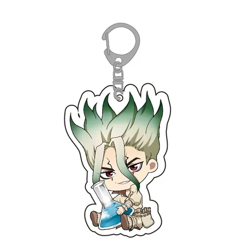 Брелок с подвеской в виде аниме Dr.STONE Bags модный брелок мультяшным рисунком