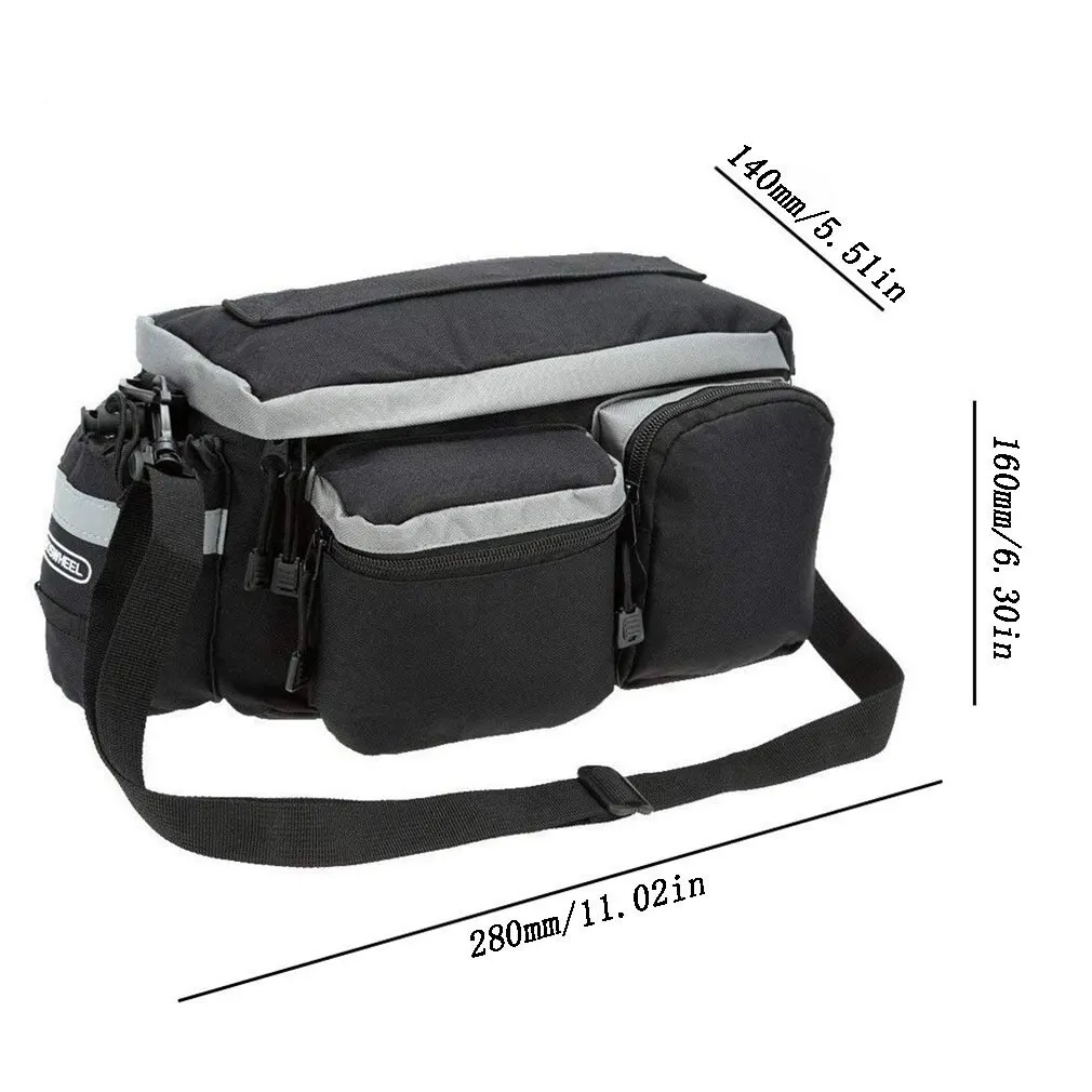 

Bicycle Luggage Pack Cycling Bicycle Rear Seat Storage Trunk Bag Bike Pannier Rack Waterproof Handbag Luggage Pack
