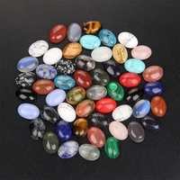 10pcslot natural stone cabochon 8 25mm tiger eye agat oval cameo fit diy ring earring bracelet necklace making jewelry finding