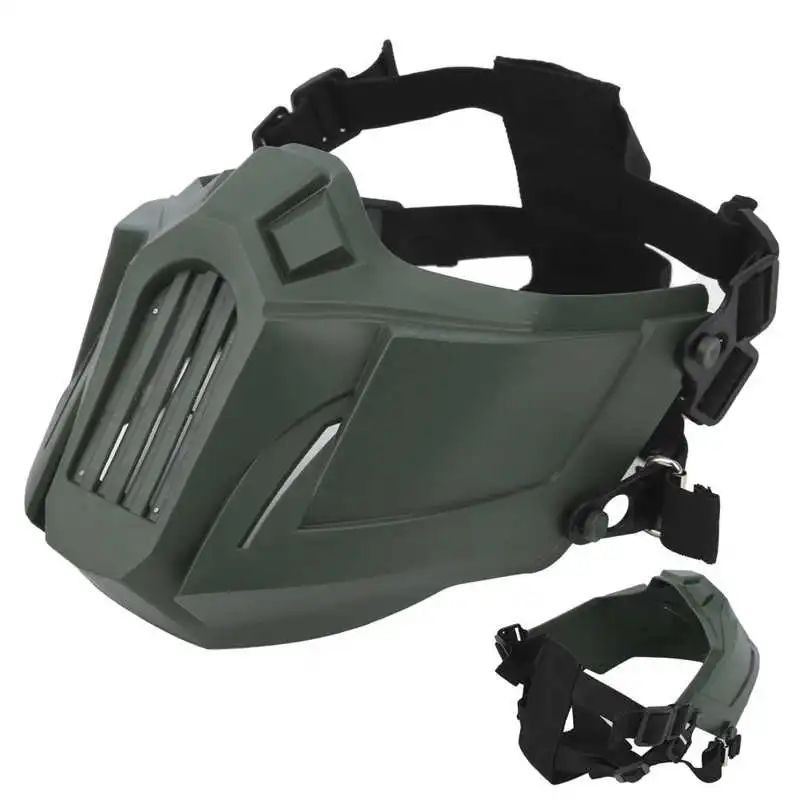 Тактическая защита для лица половины дышащая удобная военная оборудование