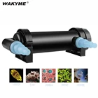 Ультрафиолетовая лампа для аквариума, 18 Вт, 36 Вт, бактерицидная УФ-лампа для чистки пруда, погружная стерилизационная лампа для дезинфекции аквариума