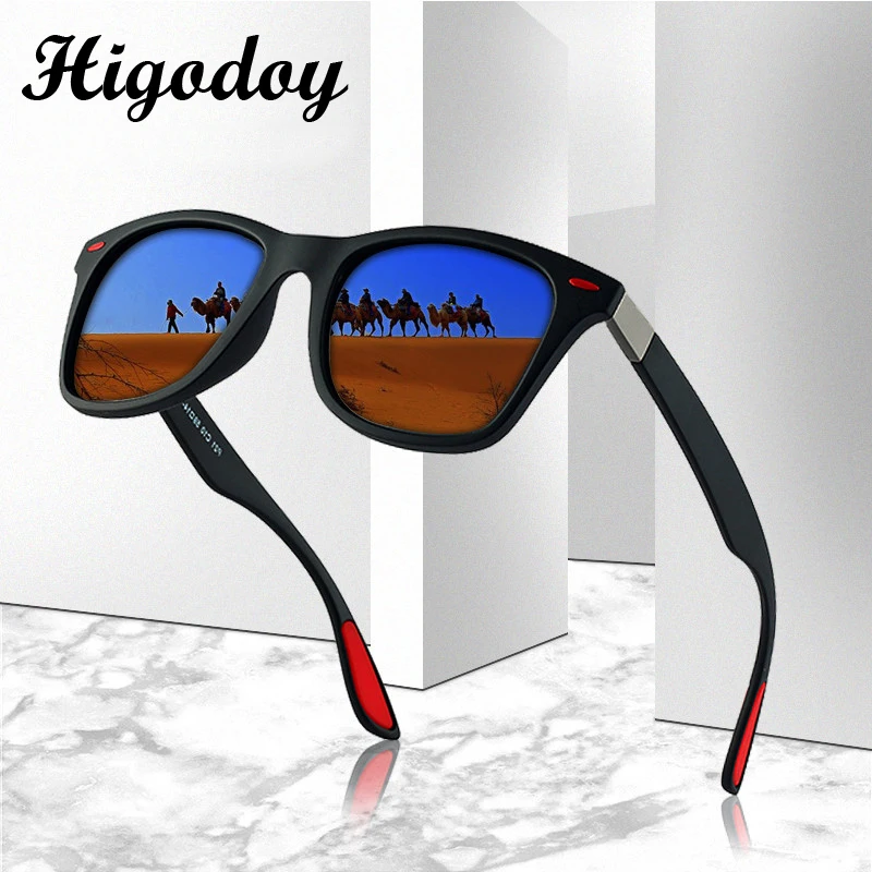 

Higodoy Vintage Square Oversized Polarized Sunglasses Men Retro Classic Goggle Myopia Luxury Mens Sunglasses Brand Designer 2019