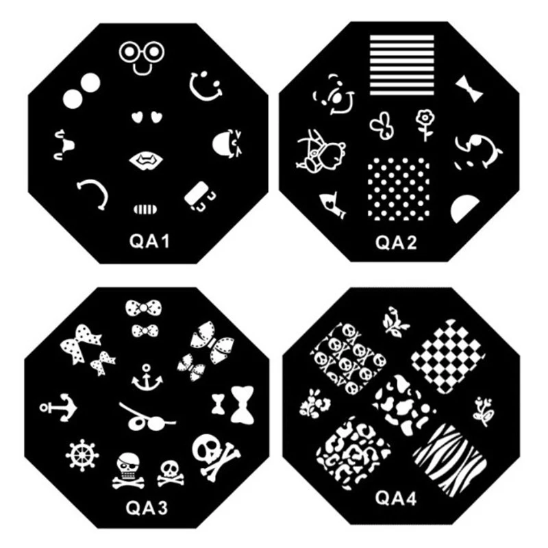 Шаблон для стемпинга нейл арта пластины Stamper DIY полировка печать изображения