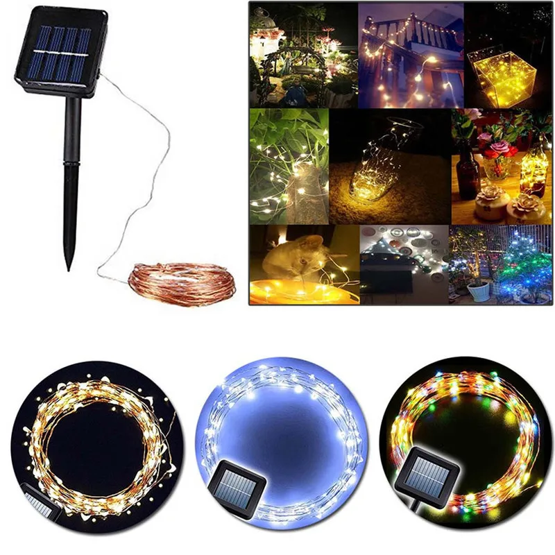

Wedding Decoration Outdoor Solar Lamp String Lights 100/200 LEDs Fairy Christmas Wedding Party Garland Garden Waterproof 10m 20m