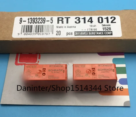 RT314012 12 В RT314012 RT314012-12V 8-контактный 16 А 250 В переменного тока 8 контактов 10 шт./лот