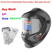 auto welding mask welder mask chameleon headband welding helmet true color solar cell for welding and grinding