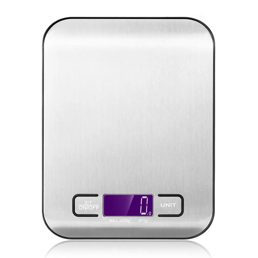 Плоские кухонные весы из нержавеющей стали бытовые электронные весовые