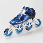 Оригинальные роликовые коньки Niceslide Speed, самоблокирующиеся, из углеродного волокна, профессиональное соревнование, скоростные скейты, гоночные коньки, патины