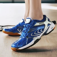 indoor unisex badminton shoes anti slippery volleyball shoes men mesh blue table tennis sneakers women sports training sneakers