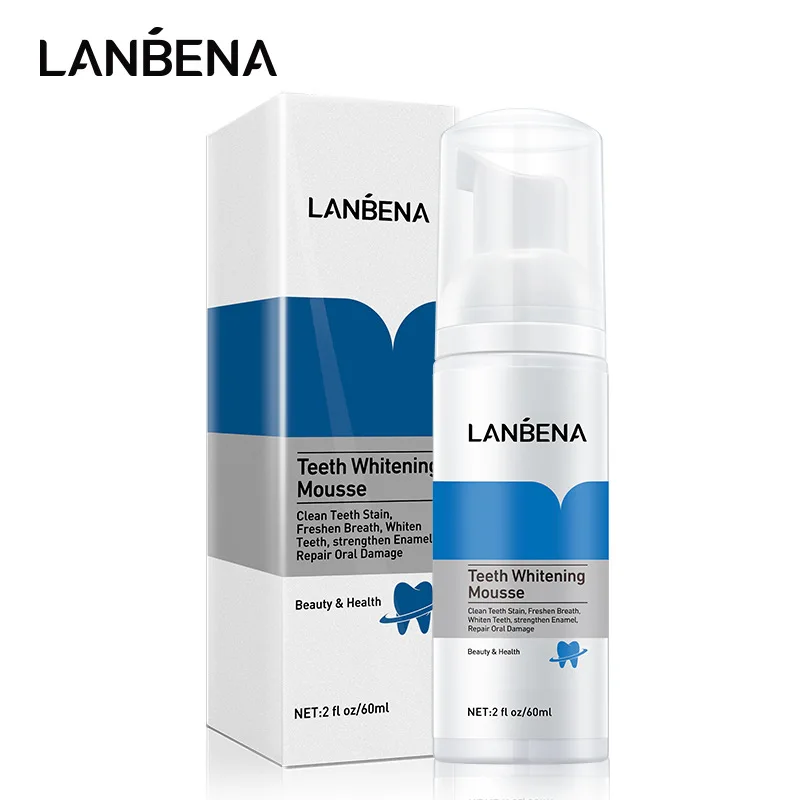 

LANBENA Teeth Whitening Mousse Toothpaste Tooth-Cleaning Fresh Remove Stains Plaque Bad Breath Teeth Cleaning Tooth Dental Tool