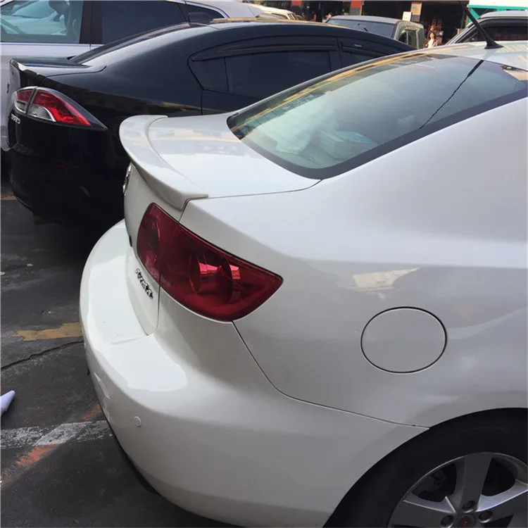 Спойлер для MAZDA 3 2006-2013 высокое качество АБС-пластик цвет праймера заднего крыла