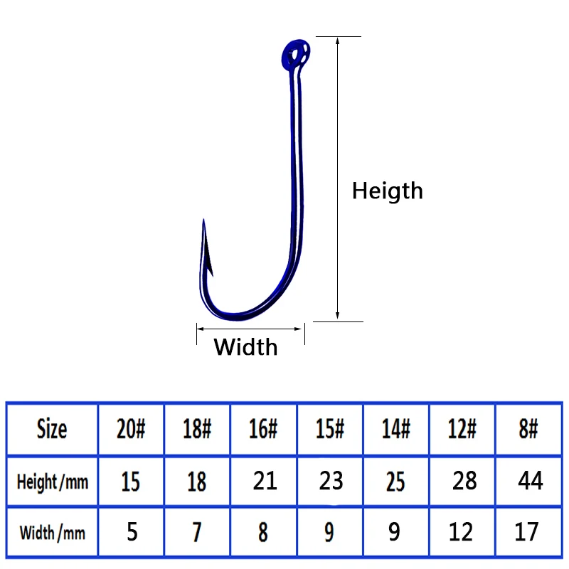 50 шт./кор. синие рыболовные Крючки снасти прочные крючки карповый крючок колючий