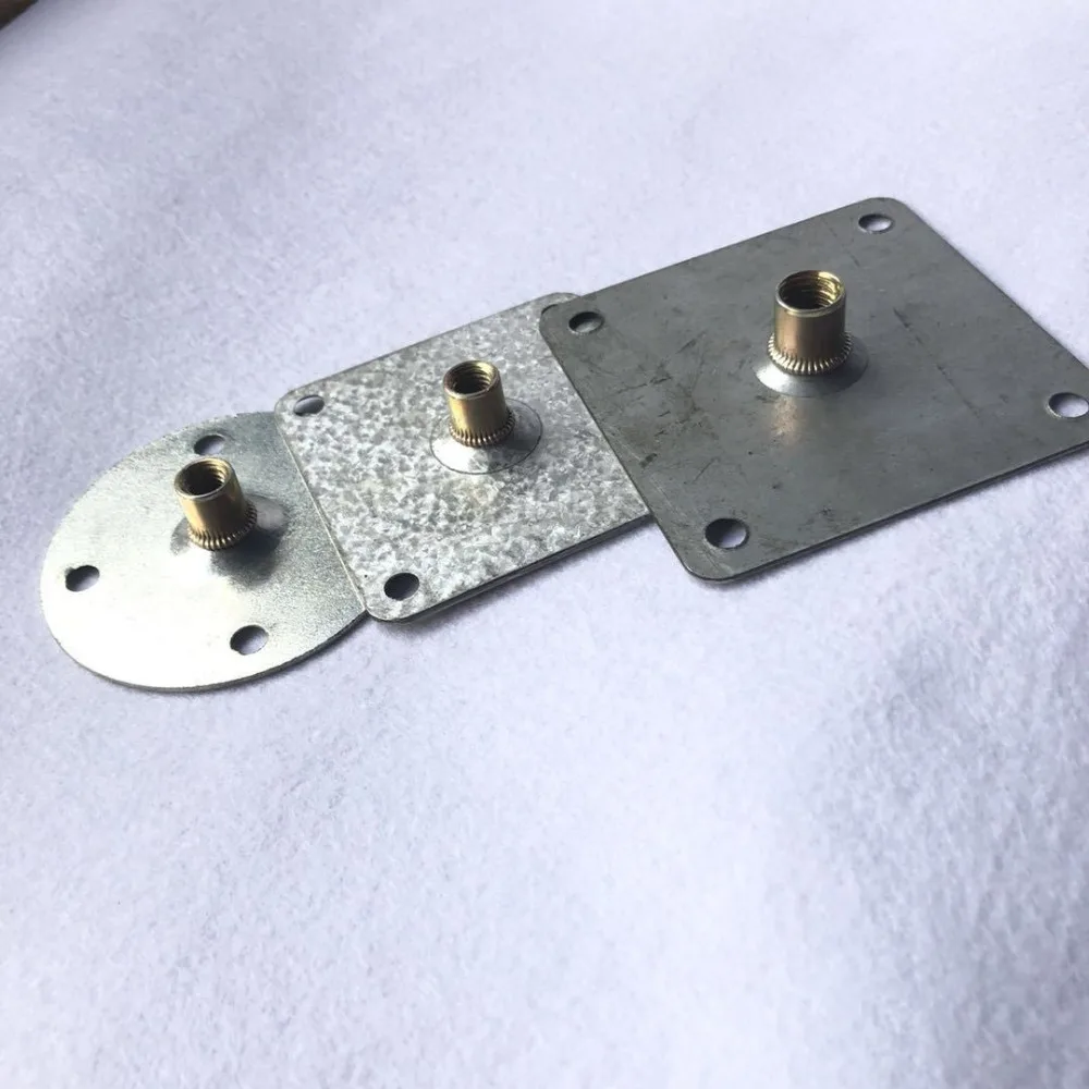 (Упаковка из 100 шт.) соединитель для ножек мебели фланцевые гайки Резьбовая