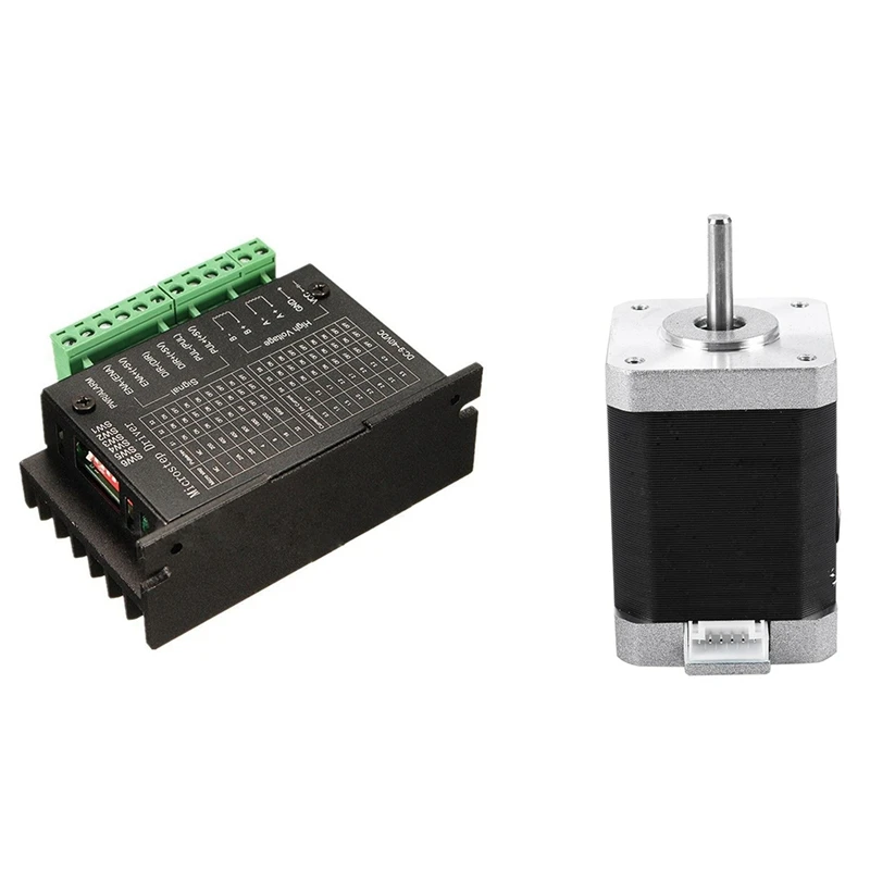 1 шт. гибридный шаговый двигатель контроллер и DC 12-40V 2.5A 1000RPM 2 фазы Электрический |