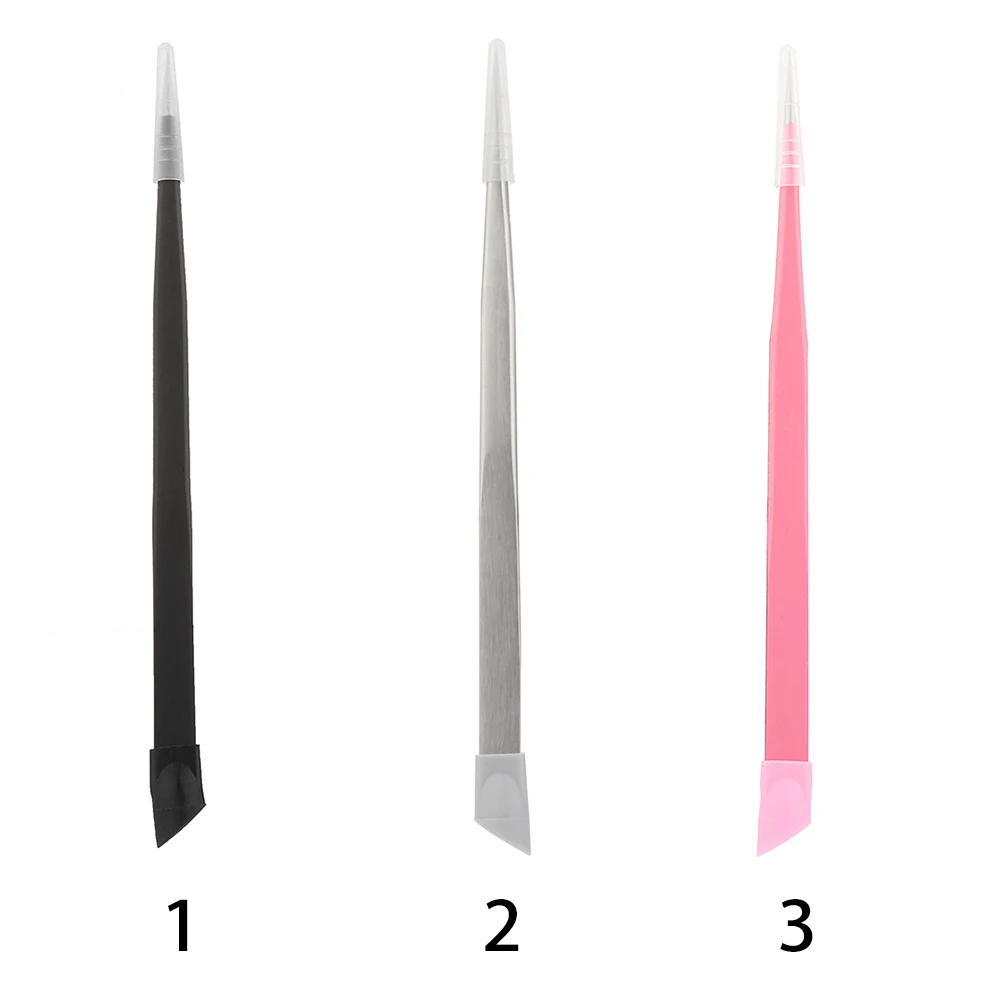 1 шт. многофункциональный пинцет для ногтей с силиконовой насадкой | Красота и