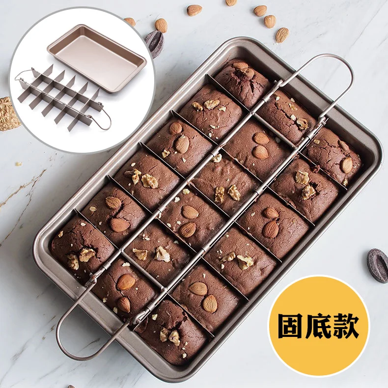 

Rectangular Cake Mold Cookie Cutter Cheesecake Baking Molds Nonstick Lattice Baking Pan Moule Chocolat Kitchen Tools EB50MJ