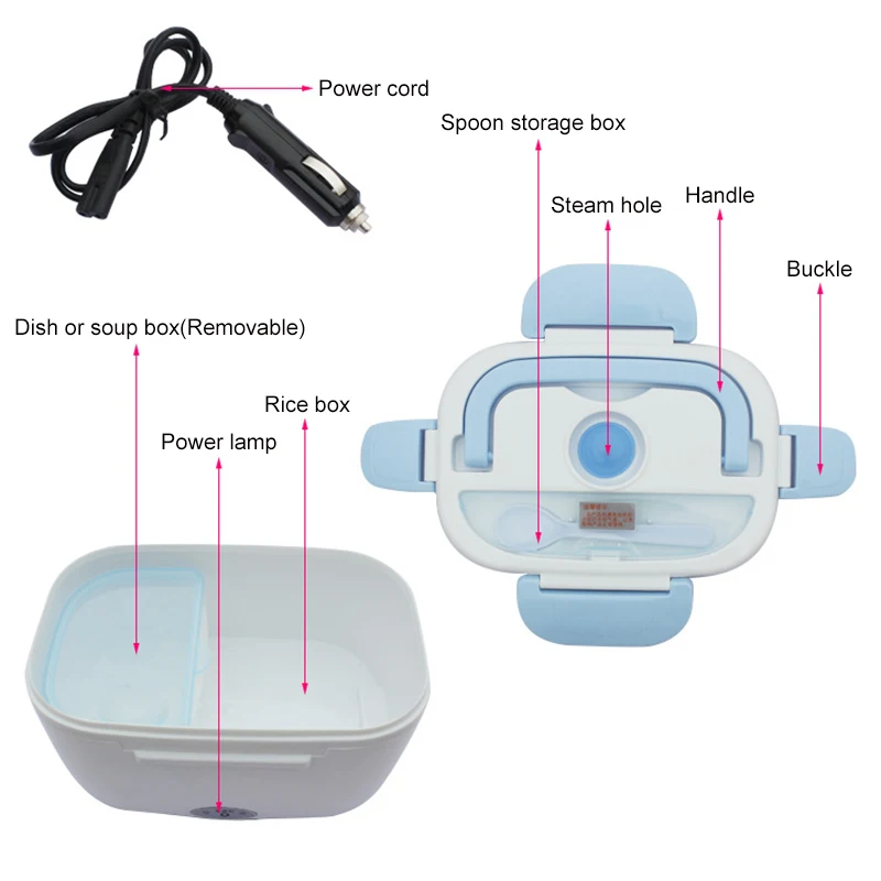 Новинка 2020 Электрический Ланч-бокс пищевой контейнер подогреватель для дома