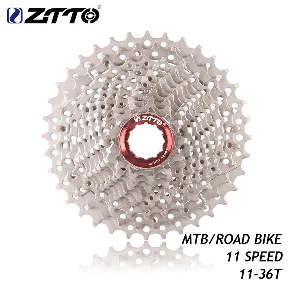 ZTTO 11 Скорость кассета 11-36/40T Совместимость для шоссейного велосипеда Система SRAM высокая прочность Сталь звездочки винтики складной Шестерни