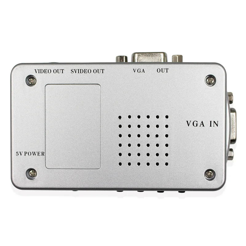 Преобразователь VGA NTSC PAL VGA-AV RCA преобразователь сигнала 1080P видеопереключатель
