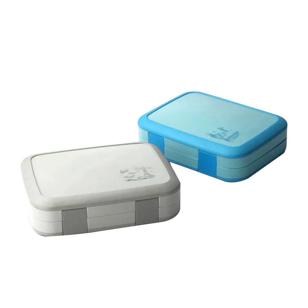 Портативный Ланч бокс для микроволновки несколько сетки Bento Box школьников дети