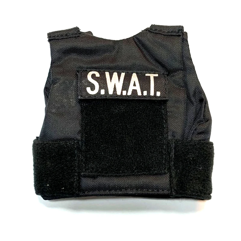 1/6 21st века игрушки WWII USA SWAT черный тактический пуленепробиваемый жилет в стиле