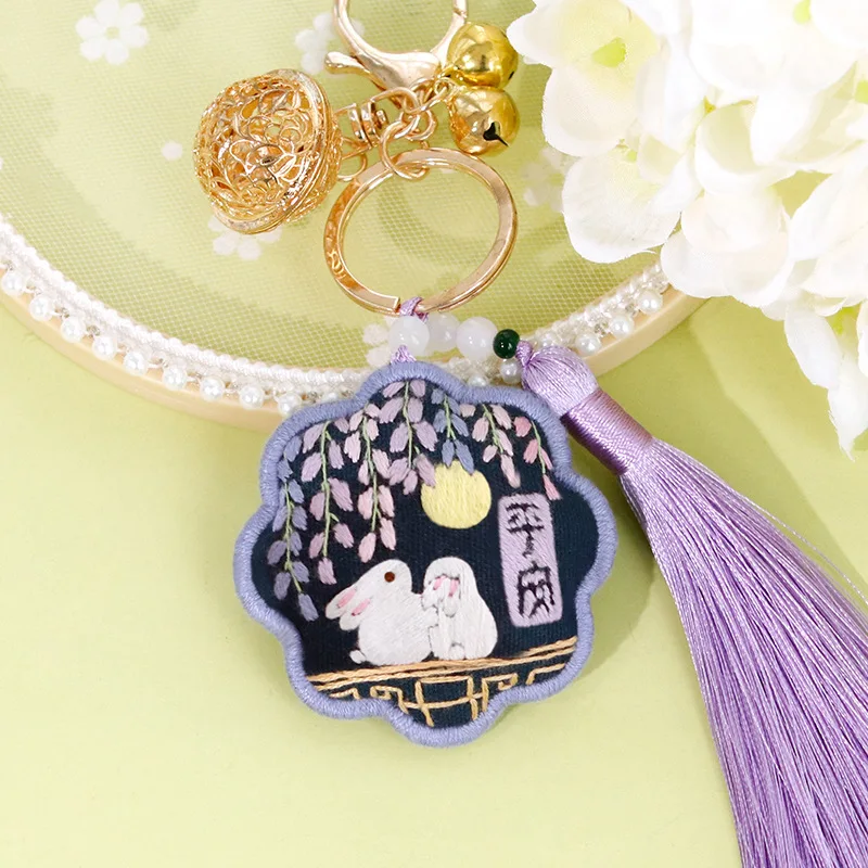 Набор для вышивки крестиком Omamori сделай сам вышивка с надписью мира ручная работа