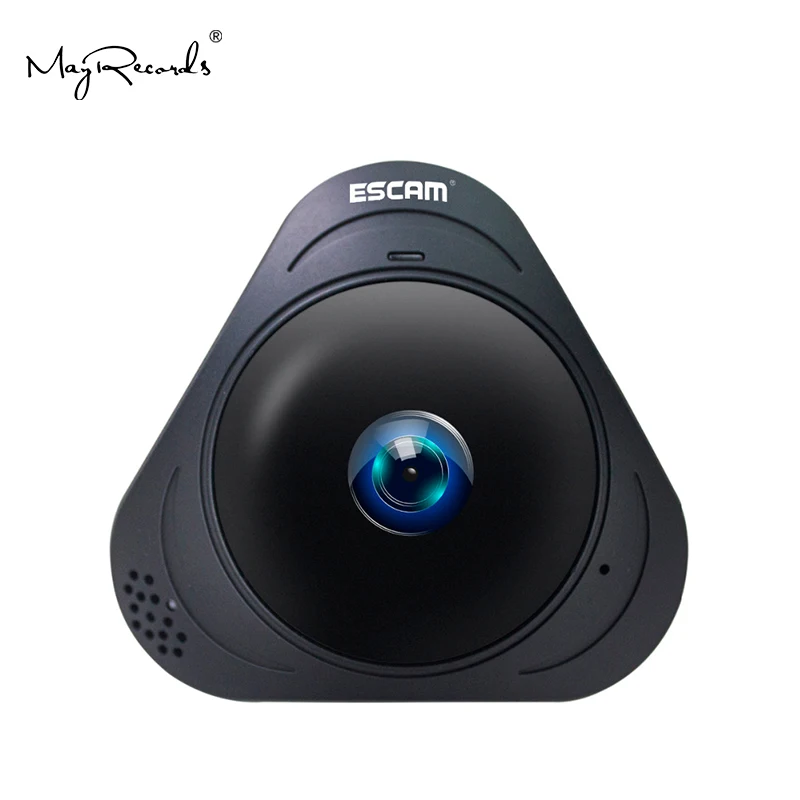 ESCAM Q8 HD 960P 360 МП панорамный монитор градусов рыбий глаз WIFI ИК Инфракрасная камера VR