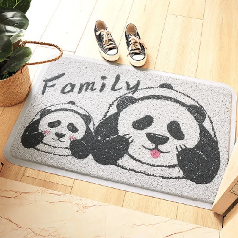 Домашний коврик для удаления пыли ПВХ Защита окружающей среды ванной комнаты