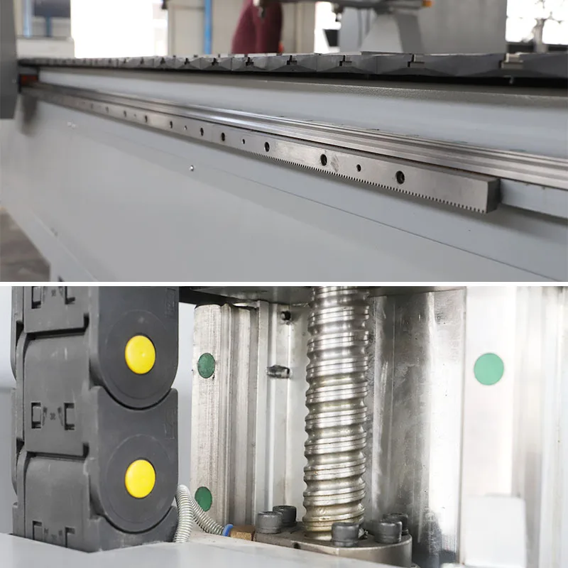 Многоголовый 3 осевой фрезерный станок с ЧПУ для резьбы по дереву алюминиевый