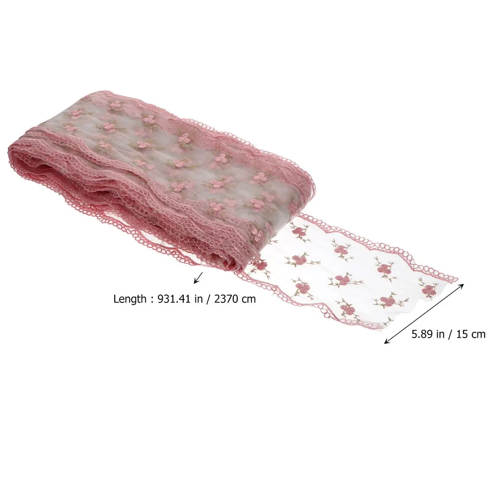 

1pc 30 Yard Tulle Lace Trim Floral Dress Edge Decor Doll Clothing Accessories
